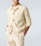 Tod's Ribbed-knit wool and cashmere cardigan