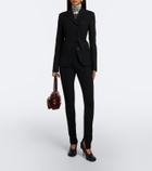 Acne Studios Asymmetric twill blazer