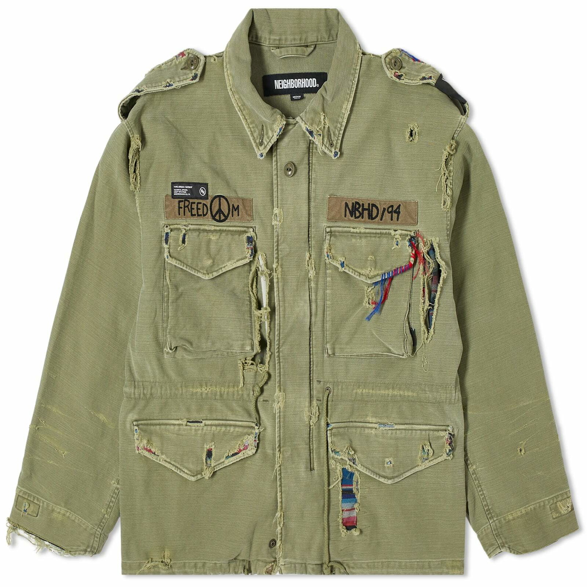 Neighborhood Men's Savage M-51 Jacket in Olive Drab Neighborhood