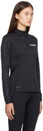 adidas Originals Black Half-Zip Top