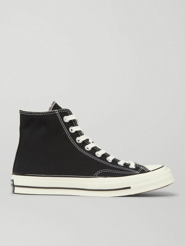 Photo: Converse - Chuck 70 Canvas High-Top Sneakers - Black