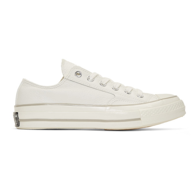 antyder Duplikering Ingen Converse Off-White Leather Chuck 70 Low Sneakers Converse