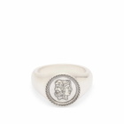 Serge DeNimes Men's Dual Ring in Silver