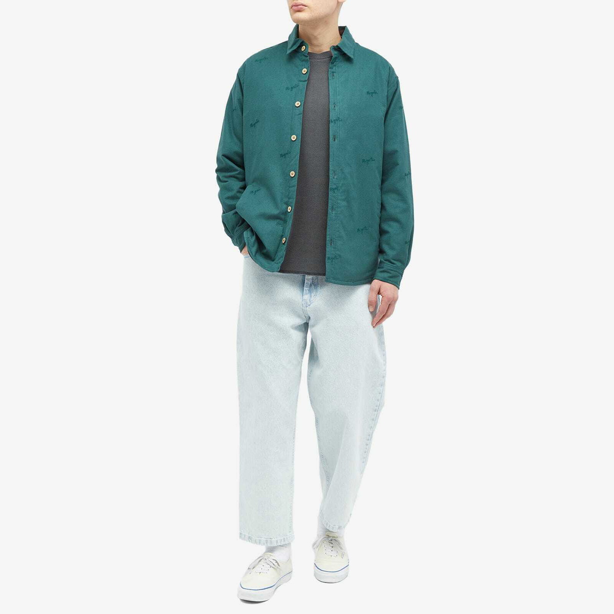 Magenta Men's Scribe Overshirt in Khaki