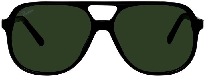 Photo: Ray-Ban Black & Green Bill Sunglasses