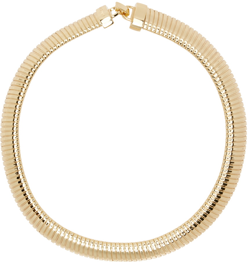 ANINE BING Gold Coil Chain Necklace ANINE BING