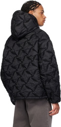 BLUEMARBLE Black Hooded Bomber Jacket