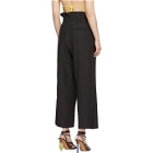 3.1 Phillip Lim Black Cropped Paperbag Trousers