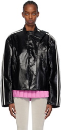 Pushbutton Black Moto Jacket