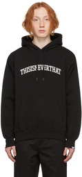 thisisneverthat Black Arch Logo Hoodie