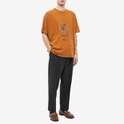 Bode Men's Embellished Lion T-Shirt in Marigold