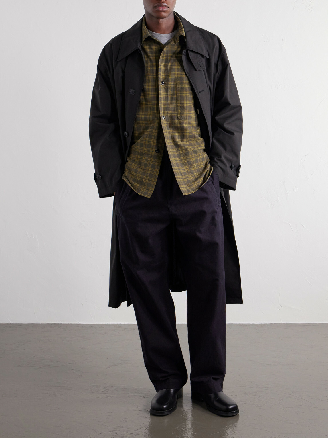 Margaret Howell - The Basic Checked Cotton-Poplin Shirt - Green