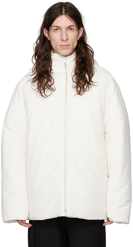 Photo: Jil Sander Off-White Oversized Down Jacket