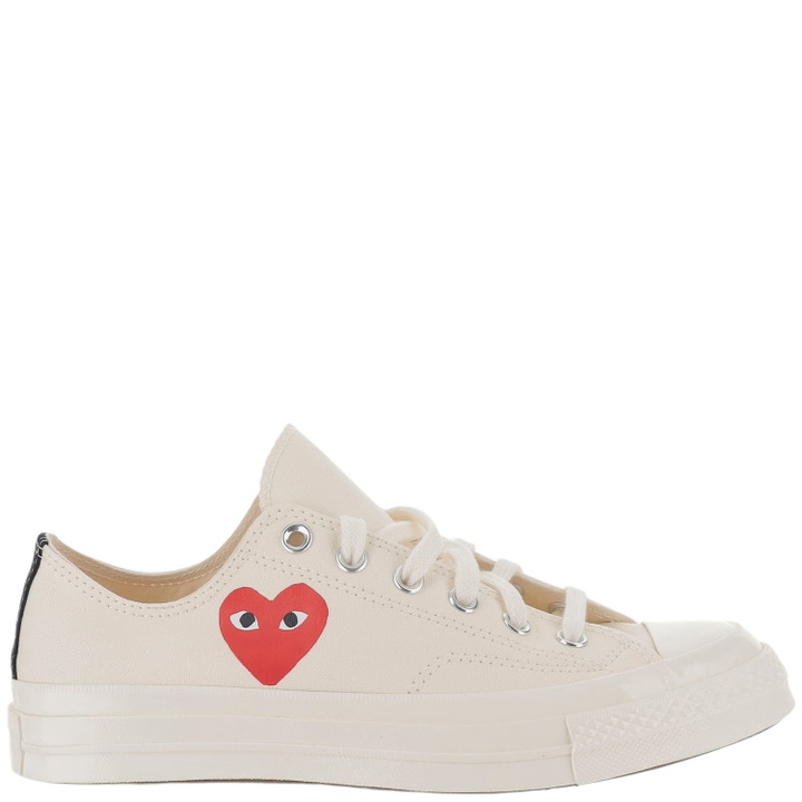 Photo: Comme des Garçons Play Comme Des Garçons X Converse Canvas Sneakers