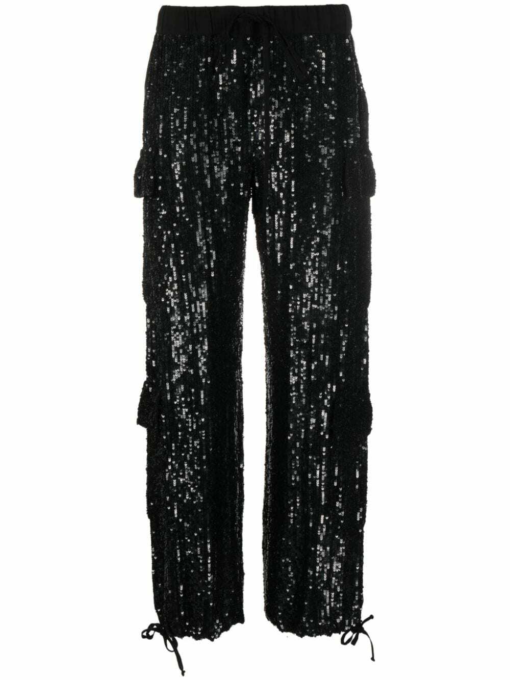 PAROSH - Full Paillettes Trousers Parosh