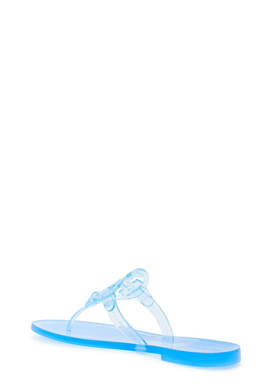 Tory Burch Miller Logo Jelly Sandals Blue