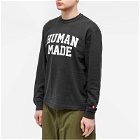 Human Made Men's Long Sleeve Logo T-Shirt in Black