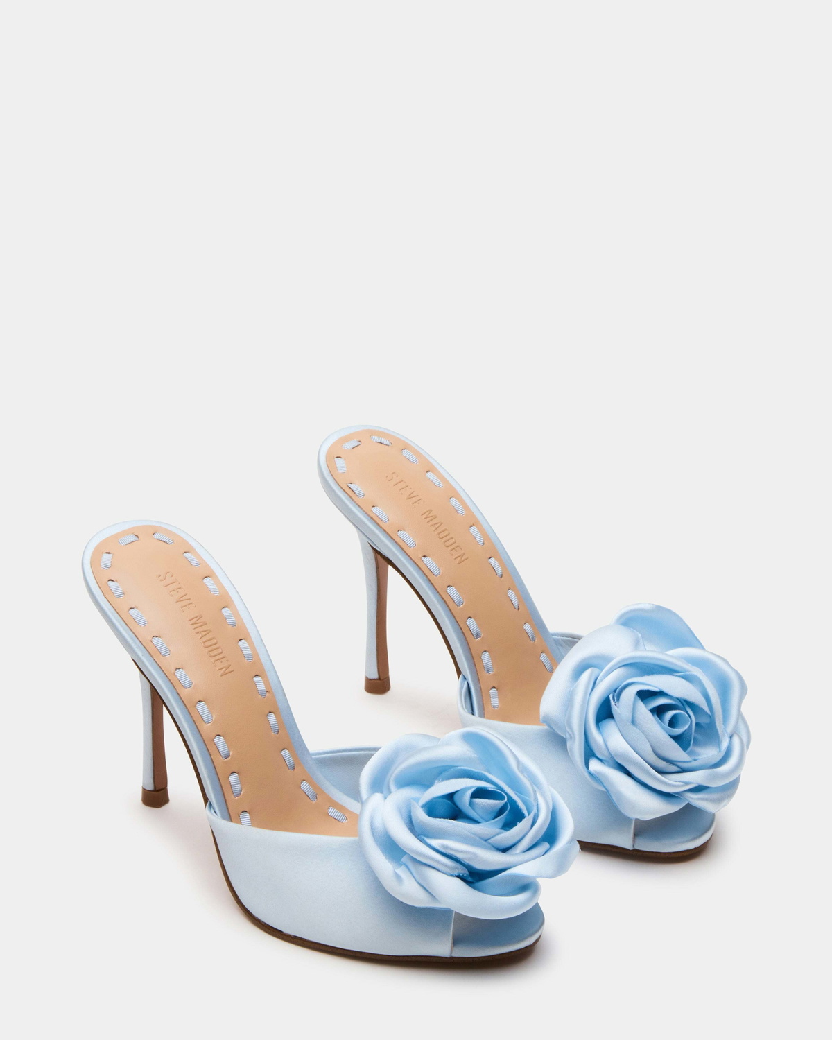 Steve Madden Priyaa-F Heels in Blue Satin