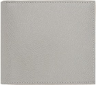 Thom Browne Grey Diagonal Stripe Bifold Wallet