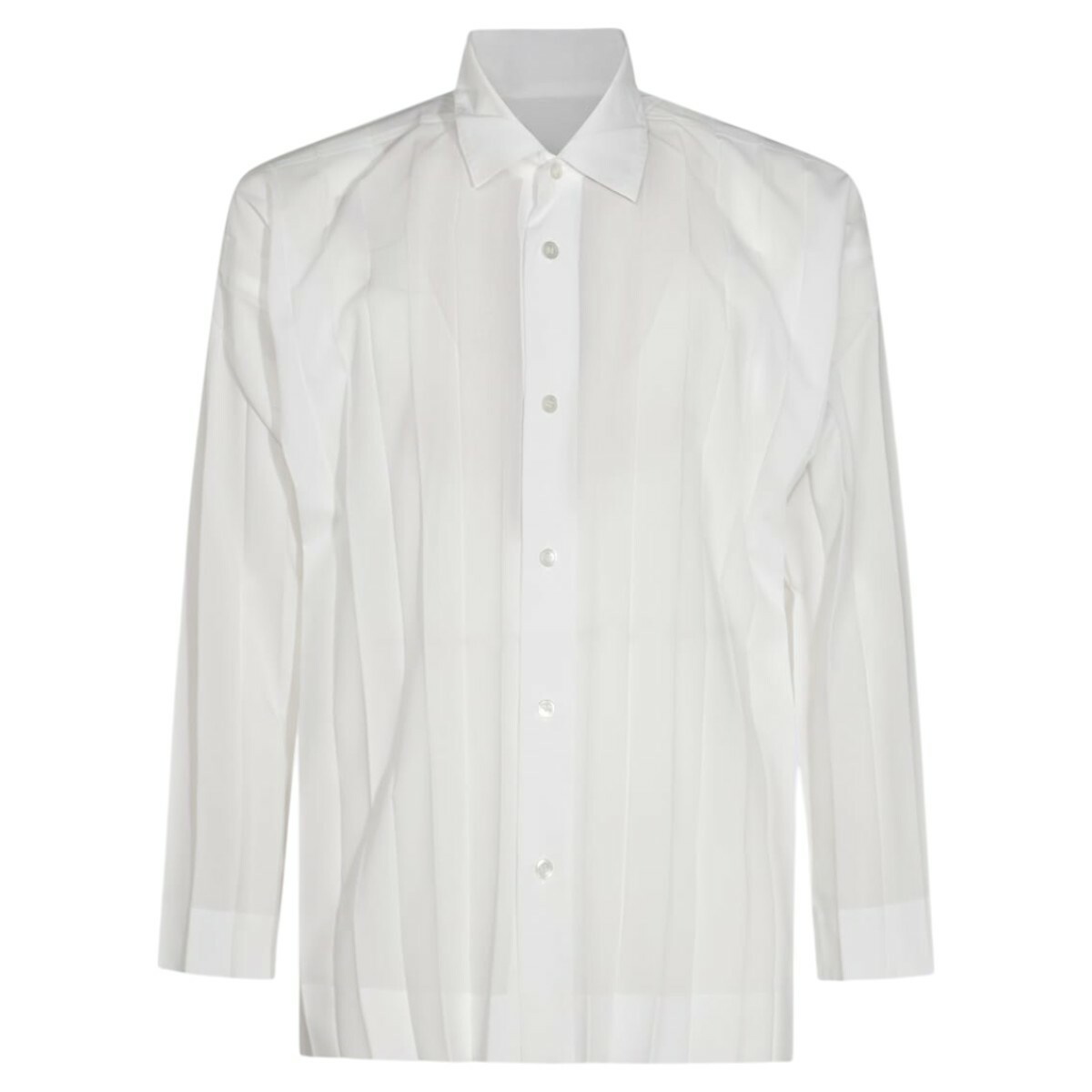 Homme Plissé Issey Miyake Khaki Monthly Color July Shirt Homme Plissé Issey Miyake Khaki Monthly Color July Shirt