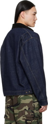 Carhartt Work In Progress Blue OG Detroit Denim Jacket