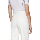 Lemaire White High Waisted Jeans