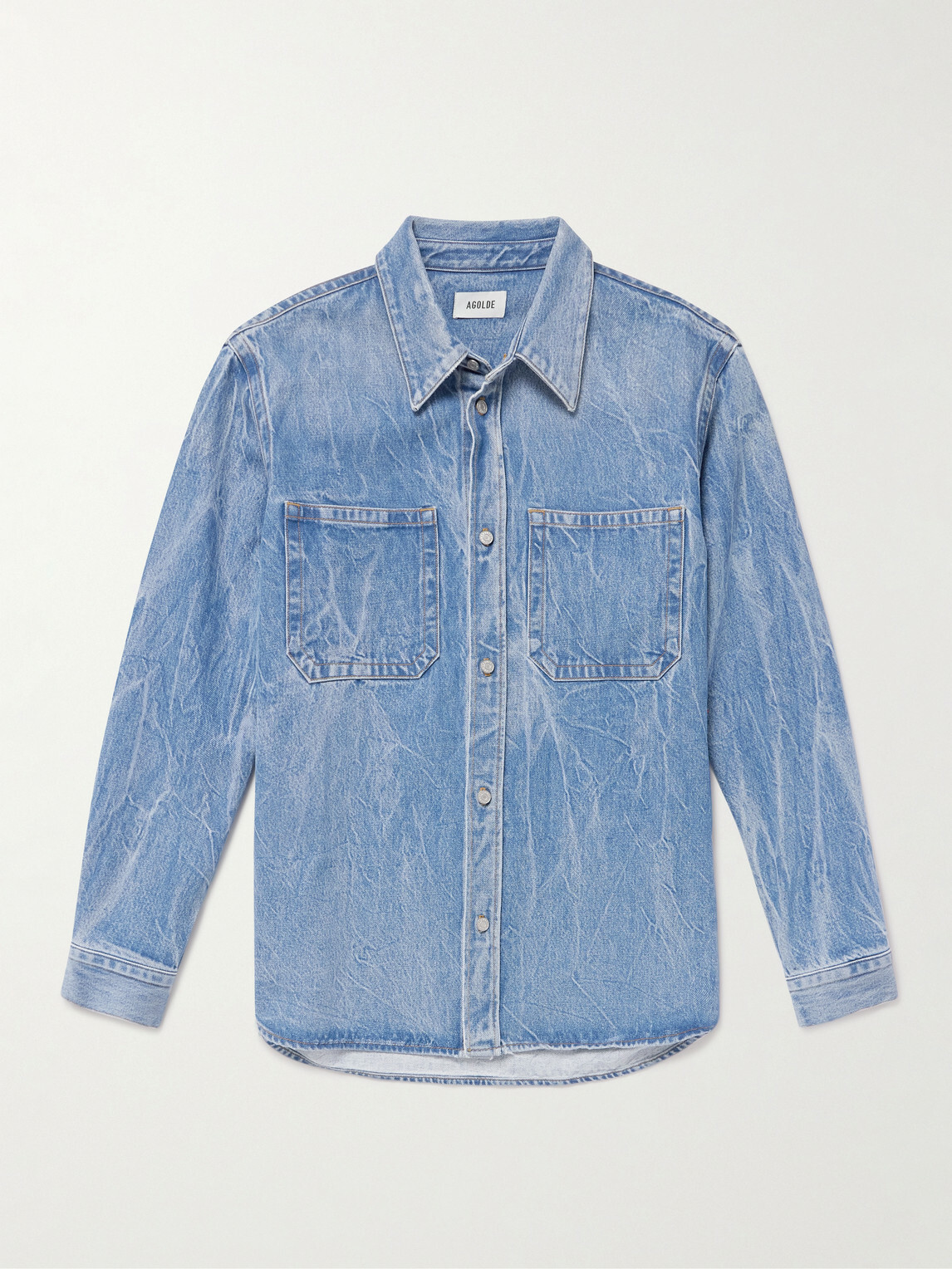 AGOLDE - Craven Recycled Denim Shirt - Blue