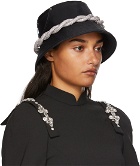 KARA SSENSE Exclusive Black Nylon Crystal Bucket Hat