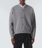 Jacquemus Ribbed-knit wool-blend cardigan