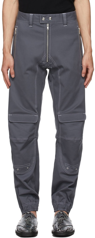 Photo: GmbH Grey Twill Yolanda Trousers