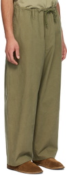 Y's For Men Khaki Drawstring Trousers
