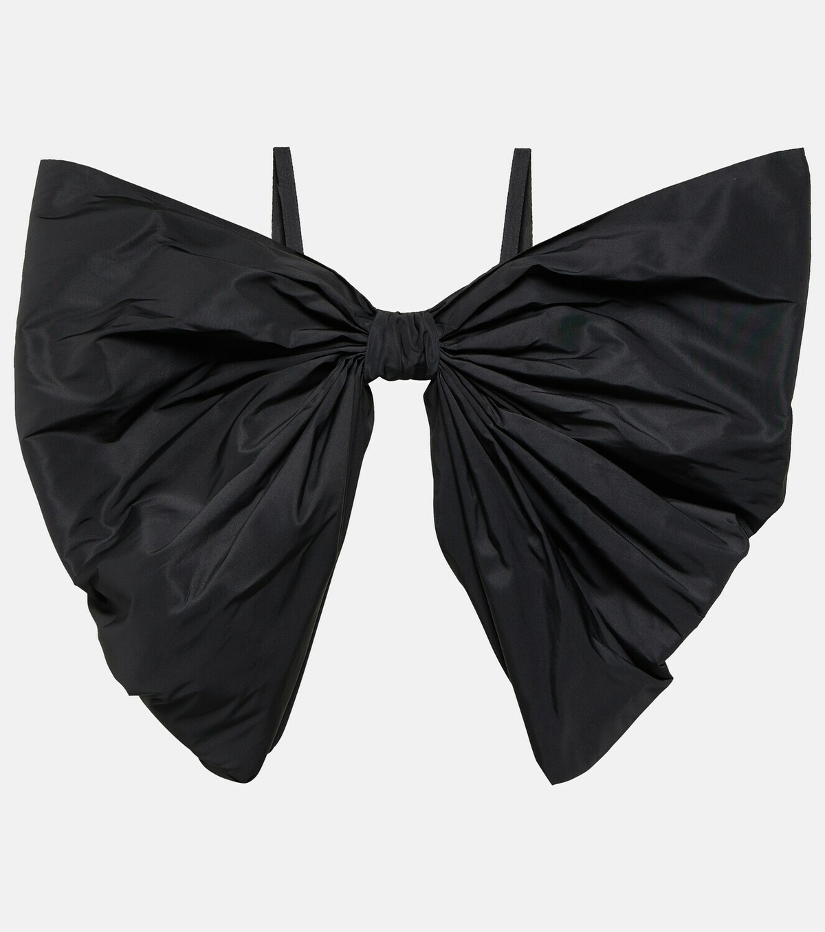 Nina Ricci Bow-detail taffeta top Nina Ricci