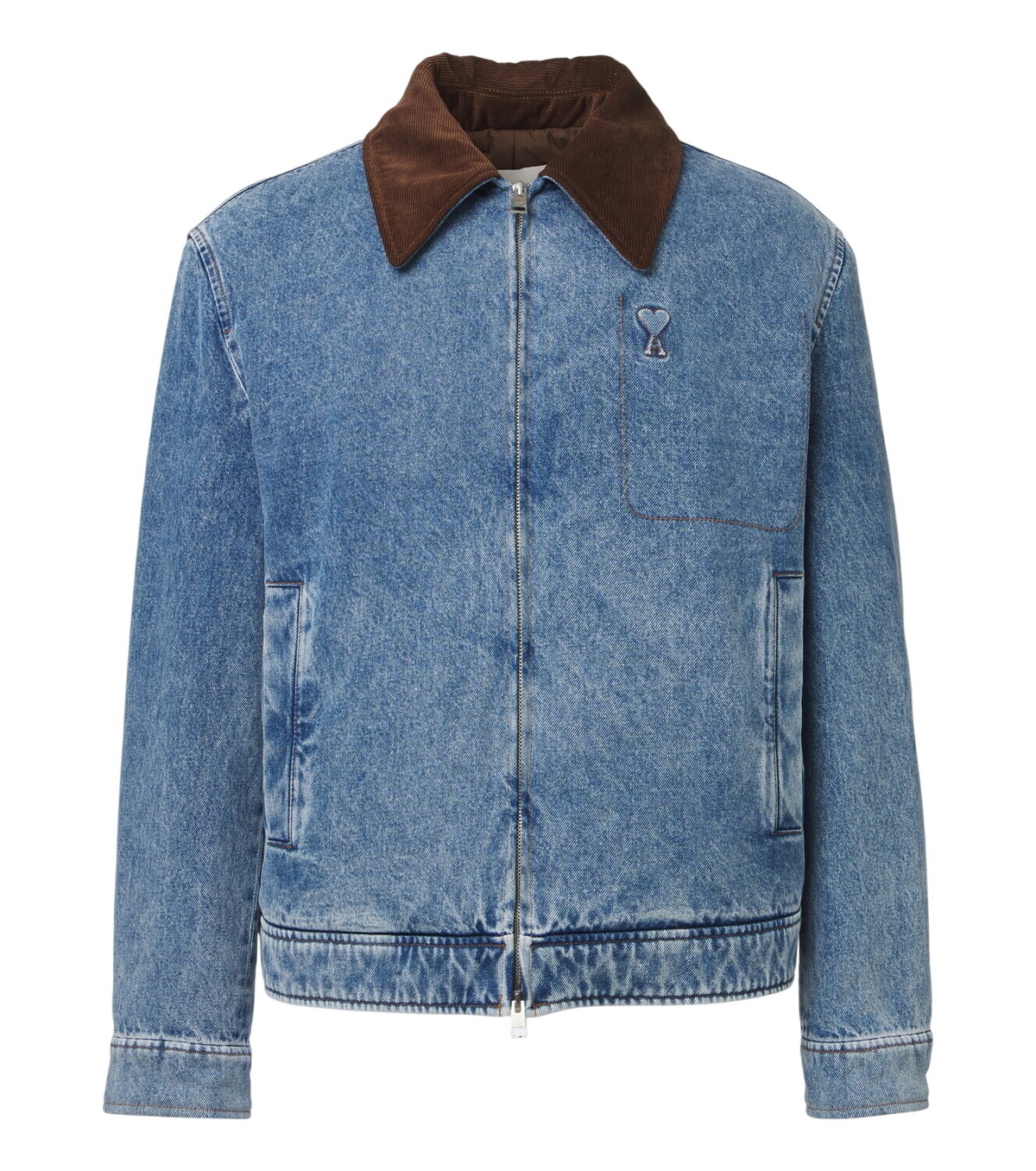 AMI PARIS - Denim Trucker Jacket - Blue AMI