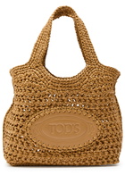 Tods Mancini Mini Raffia top Handle bag - Natural - One Size