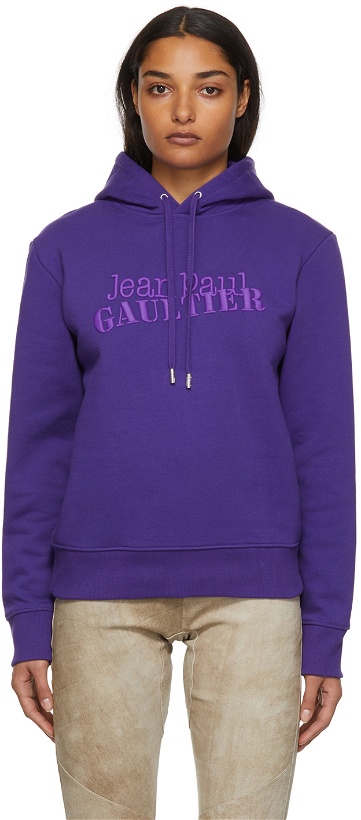 Photo: Jean Paul Gaultier Purple 'Jean Paul Gaultier' Hoodie