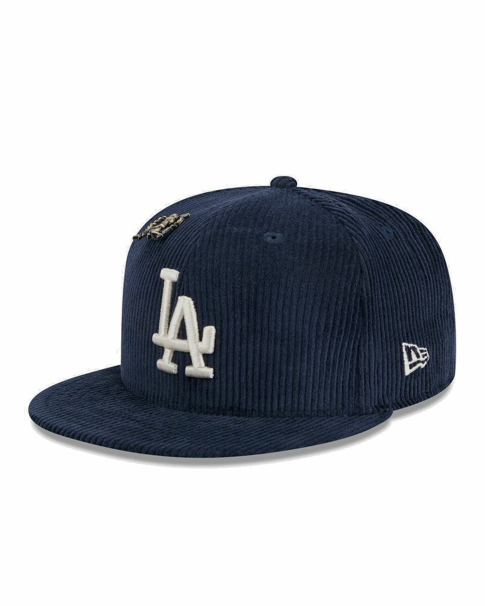 Photo: New Era Letterman Pin 18584 Los Angeles Dodgers Otc Black - Mens - Caps