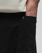 Ami Paris Elasticated Waist Bermuda Black - Mens - Casual Shorts