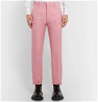 Alexander McQueen - Pink Slim-Fit Wool and Mohair-Blend Suit Trousers - Pink