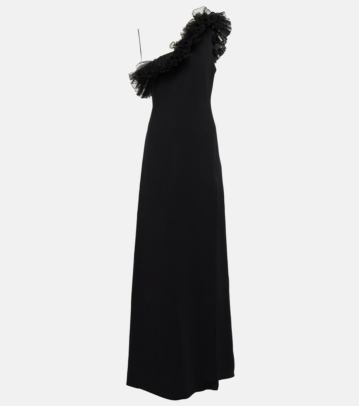 Macramé midi dress in black - Giambattista Valli