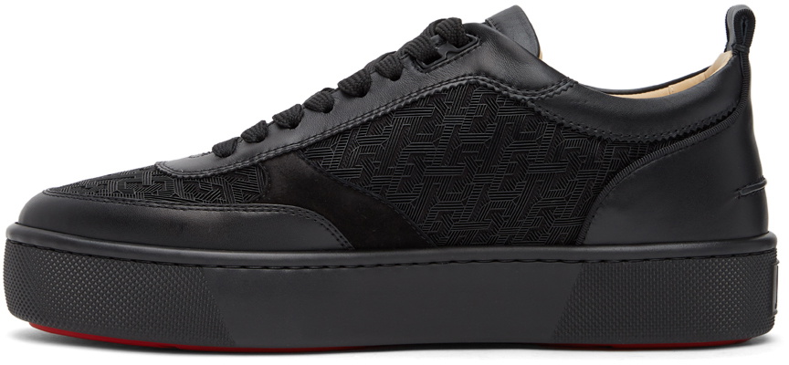 Christian Louboutin Black Happyrui Flat Sneakers Christian Louboutin