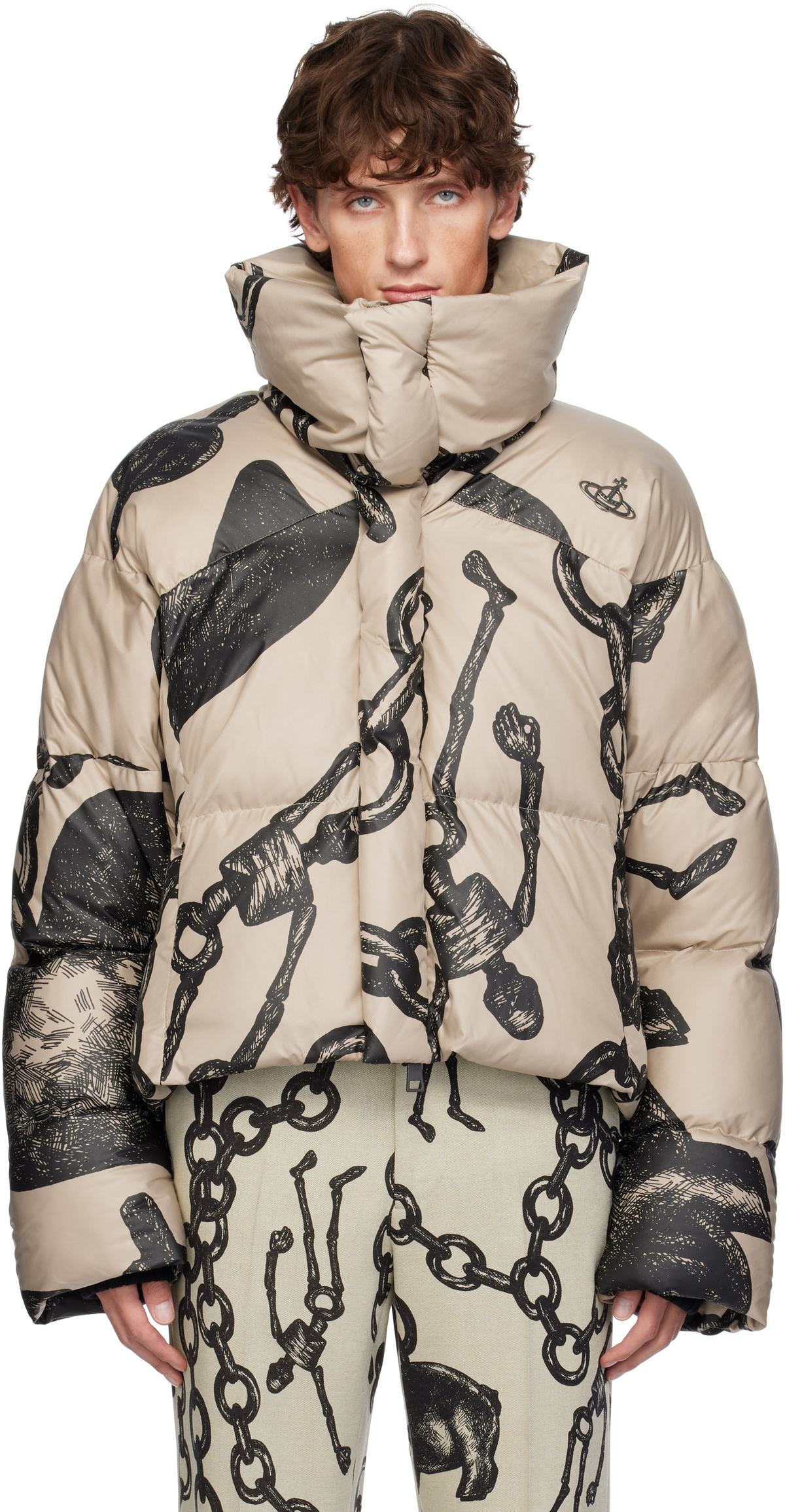 ジャケット・アウター Vivienne Westwood ADVERSITY JACKET Vivienne Westwood Beige Hero Puffer Jacket Vivienne Westwood