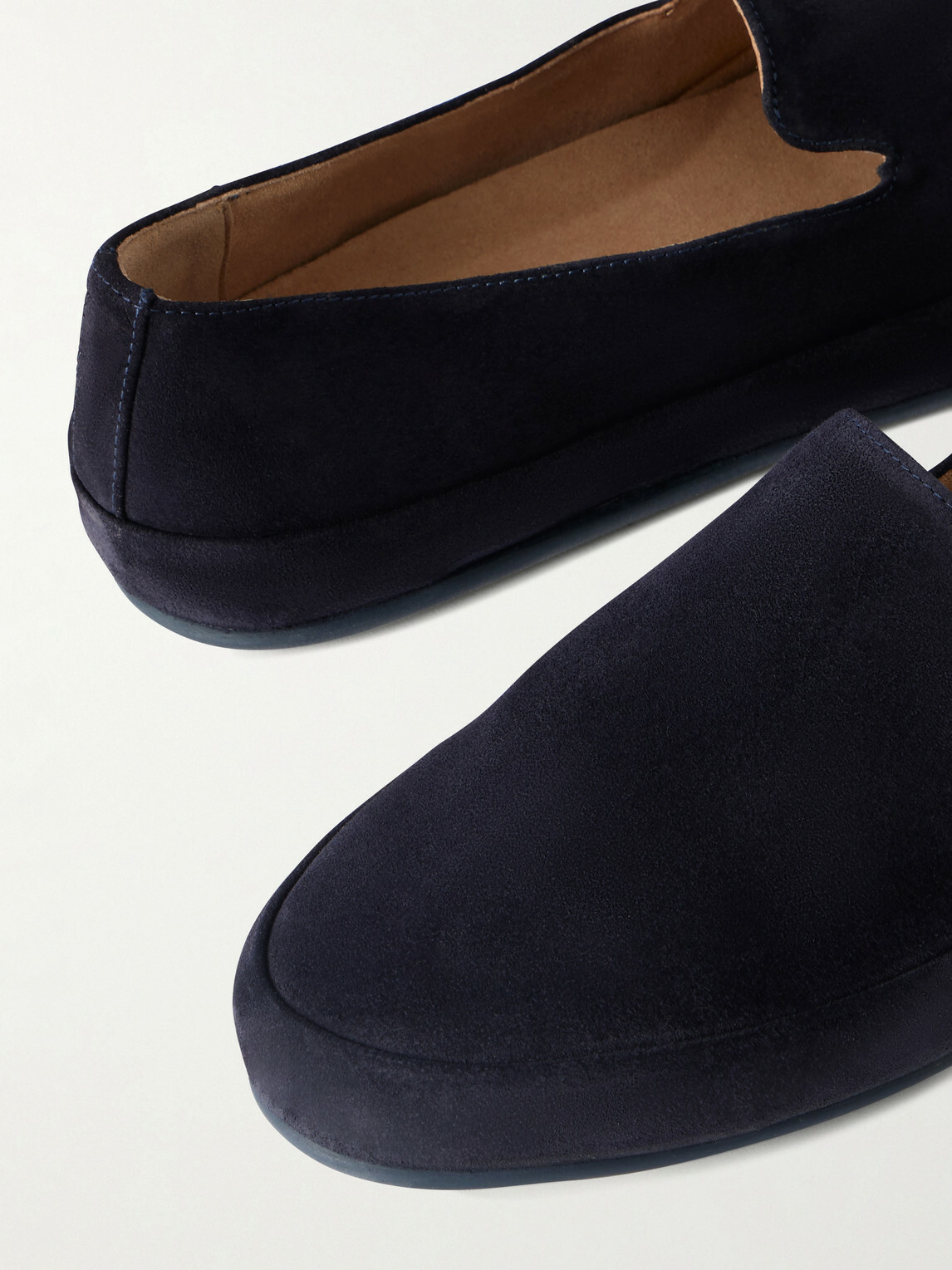 Mulo - Evening Suede Loafers - Blue