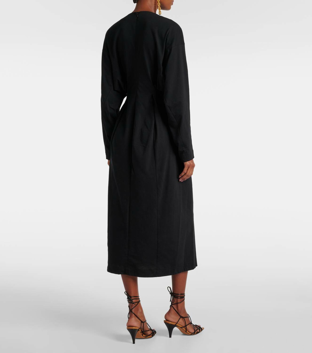 Plan C Cotton midi dress