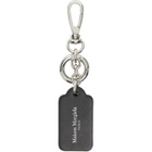 Maison Margiela Black Double Tag Keychain