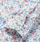Engineered Garments - Floral-Print Cotton-Poplin Shirt - Light blue