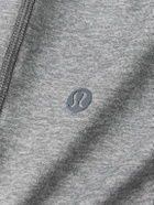 Lululemon - Stretch Recycled-Jersey Half-Zip Sweatshirt - Gray