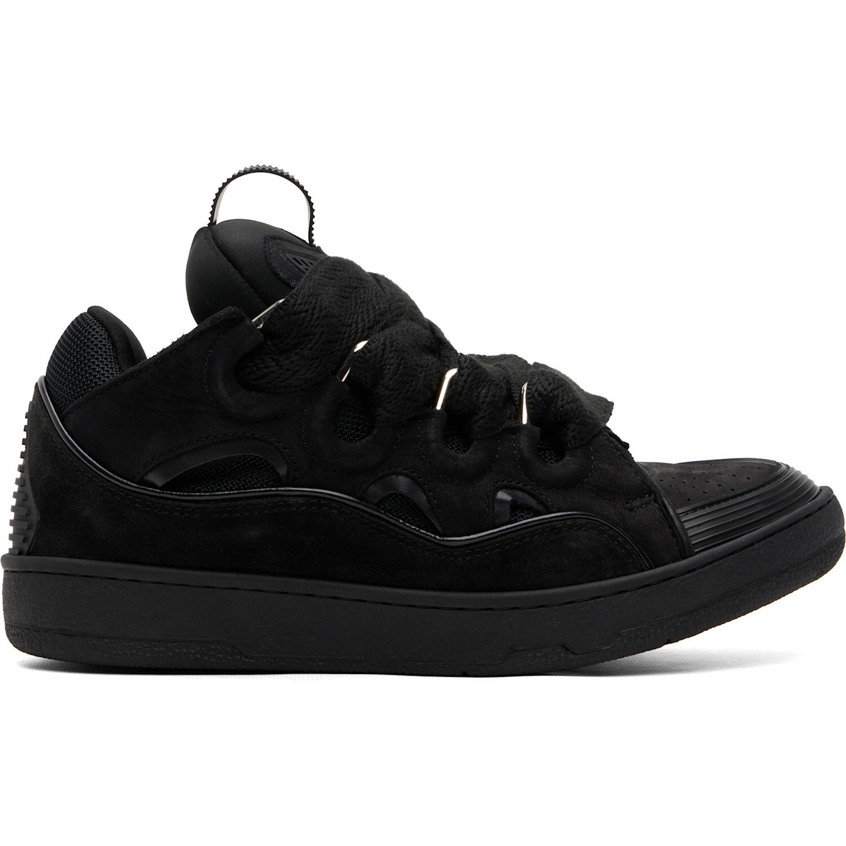 Lanvin Black Curb Sneakers