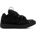 Lanvin Black Curb Sneakers