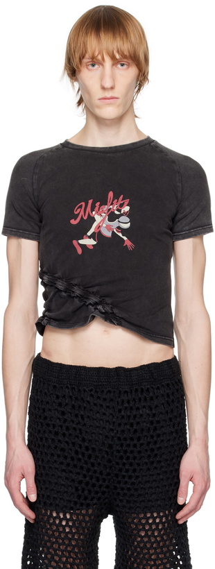 Photo: PONDER.ER Black Faded T-Shirt