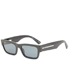 Prada Eyewear Men's PR-A03S Sunglasses in Black/Blue Vintage